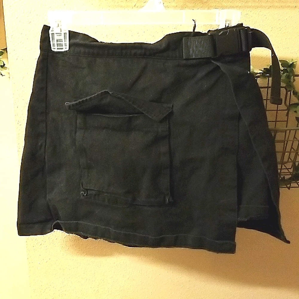 Mini denim skirt from Amazon hardly worn, xs, black